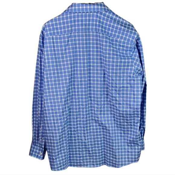 Michael Michael Kors Blue Checkered Shirt - Picture 2 of 6